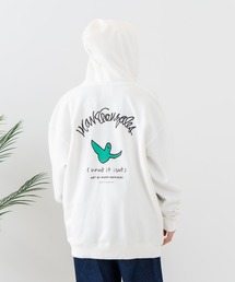 （What it isNt）ART BY MARKGONZALES | 【（What it isNt）ART BY MARKGONZALES / (ワットイットイズント) アートバイ マークゴンザレス】バックプリントジップフーディー(パーカー)