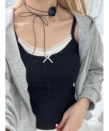 PHILLY | 【PHILLY】フェイクレイヤードリボンキャミソール(キャミソール)