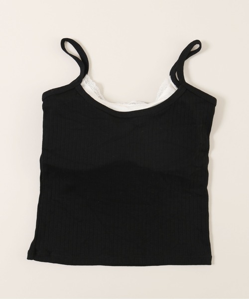 PHILLY（フィリー）の「【PHILLY】フェイクレイヤードリボンキャミソール（キャミソール・レディース・ブラウン/アイボリー/ブラック・FREE）」の11枚目の写真