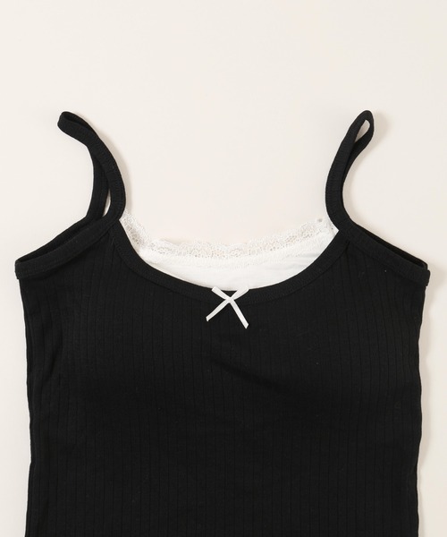 PHILLY（フィリー）の「【PHILLY】フェイクレイヤードリボンキャミソール（キャミソール・レディース・ブラウン/アイボリー/ブラック・FREE）」の15枚目の写真