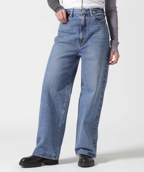 NEEDBY heritage(ニードバイヘリテージ)の「NEEDBY heritage(ニードバイヘリテージ)LUNA/ワイドストレート/N1C1006(デニムパンツ・レディース・ブルー・26/23/24/25)」の18枚目の写真