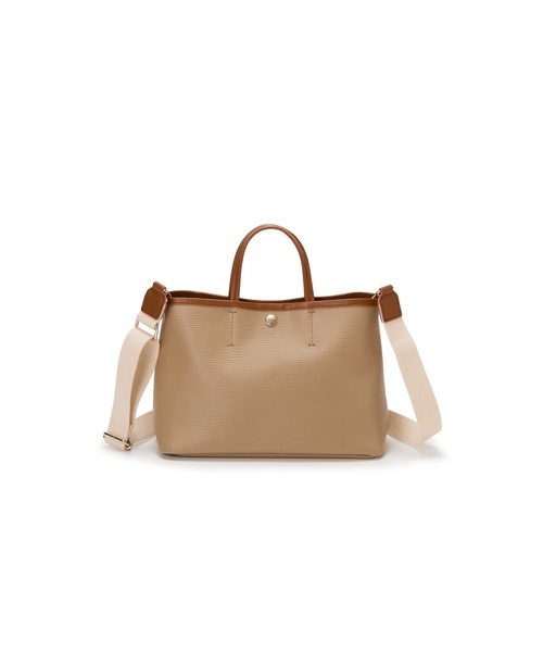 Breath TOPKAPI(ブレストプカピ)の「【Breath TOPKAPI】RIPPLE リプル ショルダー付き シンプル ミニ トートバッグ(トートバッグ・レディース・ブラック/サンドグレー/オフホワイト/オレンジ・FREE)」の18枚目の写真