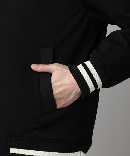 β MEN(ベータメン)の「バーシティ ブルゾン(ブルゾン・メンズ・ブラック・L/M)」の2枚目の写真