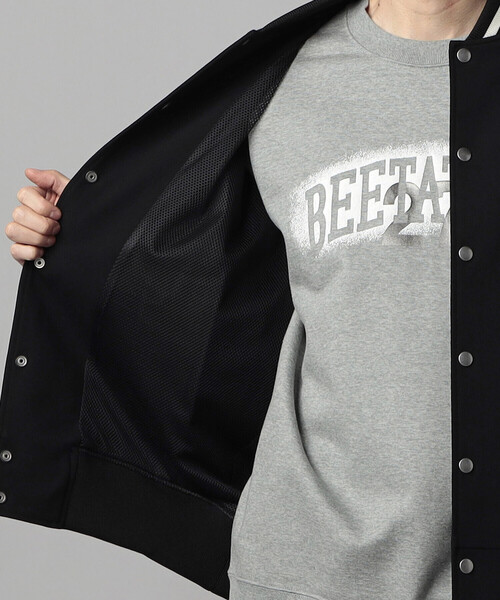 β MEN(ベータメン)の「バーシティ ブルゾン(ブルゾン・メンズ・ブラック・L/M)」の4枚目の写真