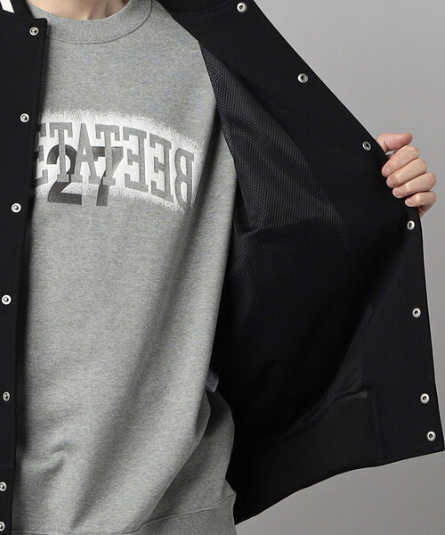 β MEN(ベータメン)の「バーシティ ブルゾン(ブルゾン・メンズ・ブラック・L/M)」の5枚目の写真
