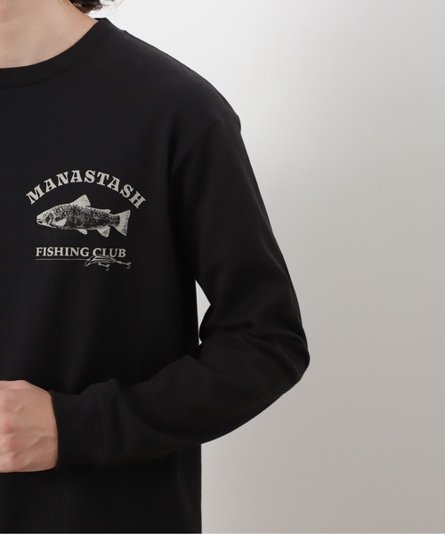 MANASTASH(マナスタッシュ)の「MANASTASH/マナスタッシュ CiTee L/S TEE LURE/シティロンT ルアー(Tシャツ/カットソー・メンズ・ホワイト/イエロー/ブラック・S/M/L/XL)」の20枚目の写真