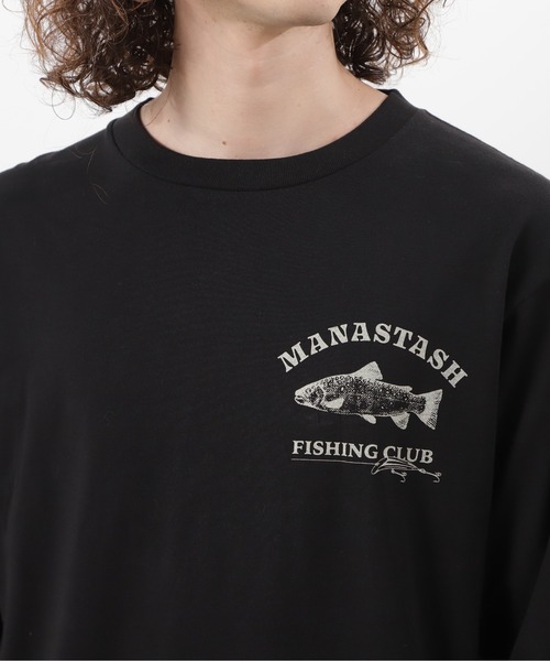 MANASTASH(マナスタッシュ)の「MANASTASH/マナスタッシュ CiTee L/S TEE LURE/シティロンT ルアー(Tシャツ/カットソー・メンズ・ホワイト/イエロー/ブラック・S/M/L/XL)」の21枚目の写真