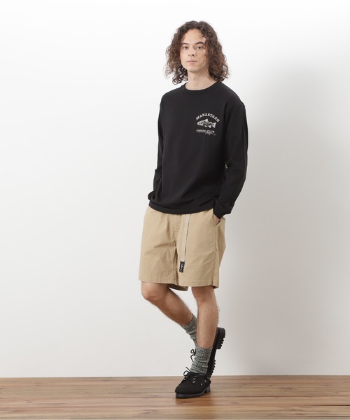 MANASTASH(マナスタッシュ)の「MANASTASH/マナスタッシュ CiTee L/S TEE LURE/シティロンT ルアー(Tシャツ/カットソー・メンズ・ホワイト/イエロー/ブラック・S/M/L/XL)」の22枚目の写真