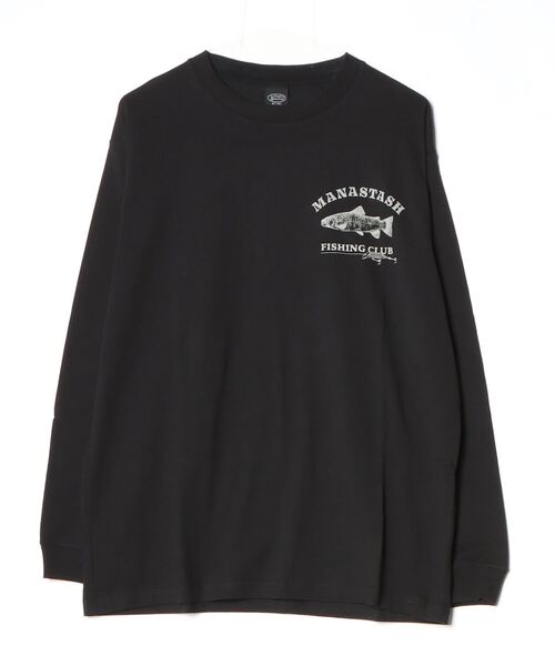 MANASTASH(マナスタッシュ)の「MANASTASH/マナスタッシュ CiTee L/S TEE LURE/シティロンT ルアー(Tシャツ/カットソー・メンズ・ホワイト/イエロー/ブラック・S/M/L/XL)」の14枚目の写真