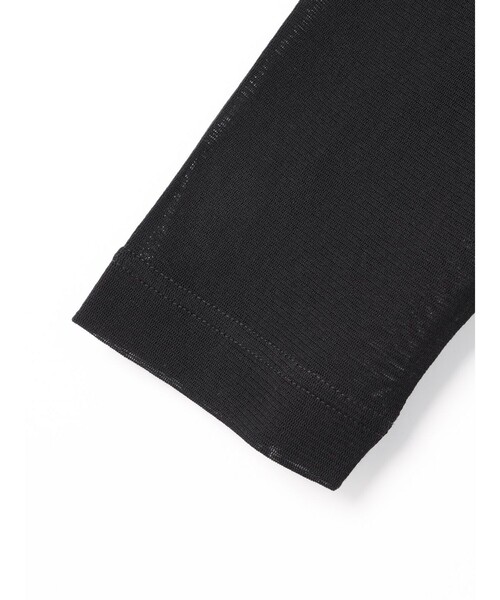 mizuiroind(ミズイロインド)の「mizuiro ind メッシュVネックショートカーディガン(カーディガン/ボレロ・レディース・ブラック/サンドベージュ/ネイビー・FREE)」の19枚目の写真