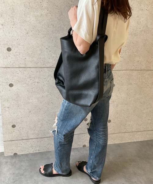 ALL BLACK（オールブラック）の「【本革/軽量/163g】フラットサンダル（サンダル・レディース・ブラック/アイボリー・37/36/35/39/38）」の8枚目の写真