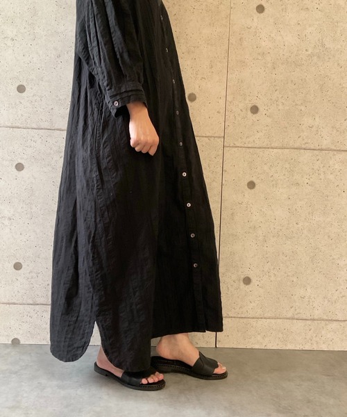 ALL BLACK（オールブラック）の「【本革/軽量/163g】フラットサンダル（サンダル・レディース・ブラック/アイボリー・37/36/35/39/38）」の13枚目の写真