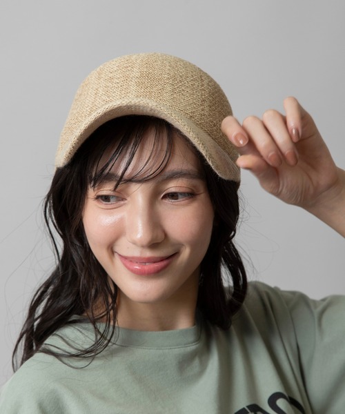 Munich（ミューニック）の「ペーパーブレードキャップ（キャップ・レディース・ブラック/ダークグレー/ベージュ・FREE）」の10枚目の写真