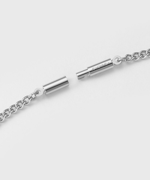 4℃ HOMME+（ヨンドシーオムプラス）の「シルバー チェーン ネックレス〈47cm〉（ネックレス・メンズ・シルバー・FREE）」の3枚目の写真