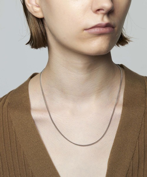 4℃ HOMME+（ヨンドシーオムプラス）の「シルバー チェーン ネックレス〈47cm〉（ネックレス・メンズ・シルバー・FREE）」の6枚目の写真