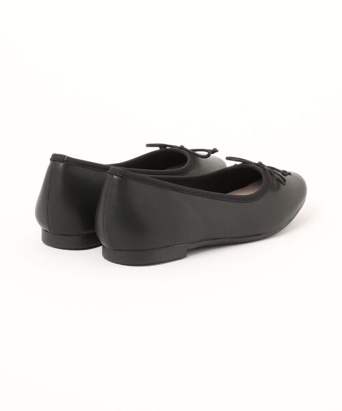 JELLY BEANS（ジェリービーンズ）の「ラウンドトゥモールドソールバレエシューズ【バレエコア】＜クッション性抜群！歩きやすい！＞(211-51323)JELLY BEANS(ジェリービーンズ)（バレエシューズ・レディース・ブラック系/ホワイト/ブラック/シルバー・23.5/24/24.5/22.5/23）」の7枚目の写真