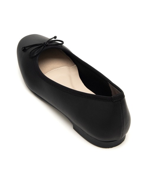 JELLY BEANS（ジェリービーンズ）の「ラウンドトゥモールドソールバレエシューズ【バレエコア】＜クッション性抜群！歩きやすい！＞(211-51323)JELLY BEANS(ジェリービーンズ)（バレエシューズ・レディース・ブラック系/ホワイト/ブラック/シルバー・23.5/24/24.5/22.5/23）」の15枚目の写真