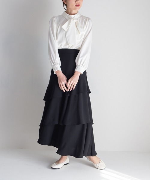 JELLY BEANS（ジェリービーンズ）の「ラウンドトゥモールドソールバレエシューズ【バレエコア】＜クッション性抜群！歩きやすい！＞(211-51323)JELLY BEANS(ジェリービーンズ)（バレエシューズ・レディース・ブラック系/ホワイト/ブラック/シルバー・23.5/24/24.5/22.5/23）」の18枚目の写真