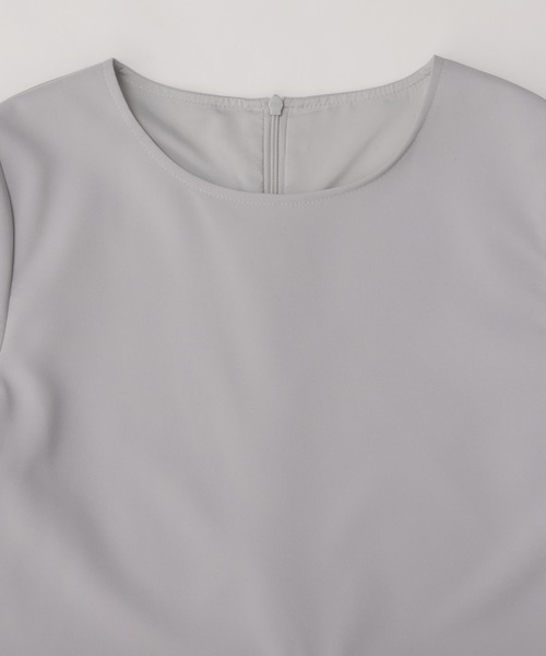 Fit more(フィットモア)の「袖リボンウェーブ切り替えバルーントップス(その他トップス・レディース・ネイビー/ブルーグレー/ブラック・FREE)」の14枚目の写真