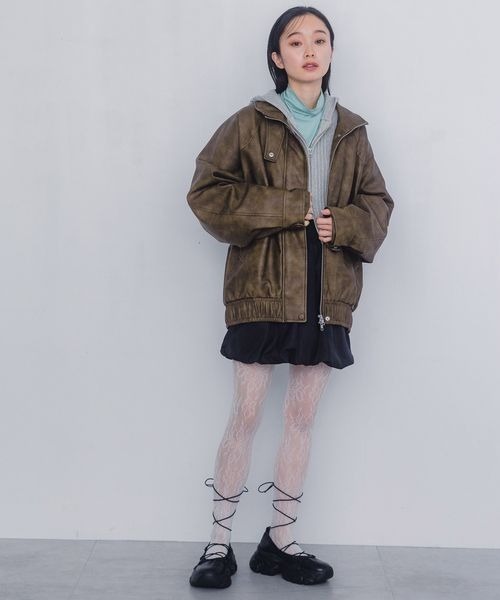 JEANASIS（ジーナシス）の「レースアップバレエスニーカー/320124（バレエシューズ・レディース・シルバー系その他/ブラック・MEDIUM/LARGE）」の16枚目の写真