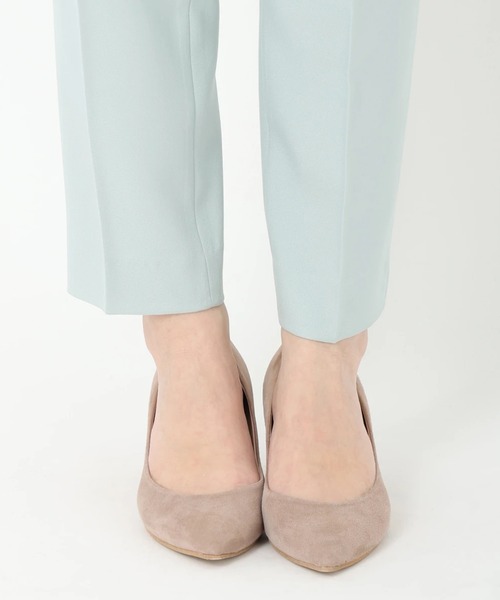 STRAWBERRY-FIELDS（ストロベリーフィールズ）の「タックテーパードイージーパンツ　ロングパンツ（その他パンツ・レディース・イエロー系その他/ライトグリーン・1/2）」の7枚目の写真