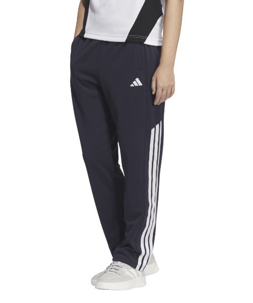 adidas(アディダス)の「アディダス adidas チーム ウォームアップパンツ(その他パンツ・レディース・ネイビー/ブラック・S/M/L/XL)」の1枚目の写真