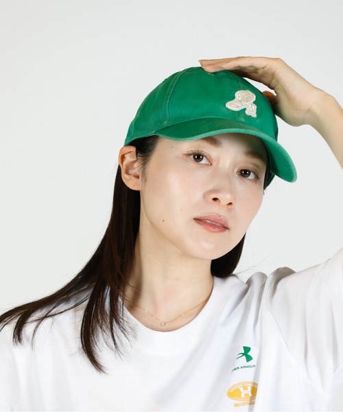 UNDER ARMOUR(アンダーアーマー)の「UAスポーツスタイル トレンド アジャスタブル キャップ(ライフスタイル/メンズ/レディース)(キャップ・レディース・グリーン系・ONESIZE)」の5枚目の写真