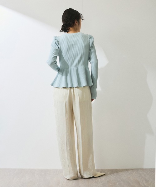 Adam et Rope&#39; - 限定2000円値下げ！アダムエロペ ホワイト シャツ パフスリーブ 3way ADAM ET ROPE'｜【WEB限定】・【オケージョン】ハートネック