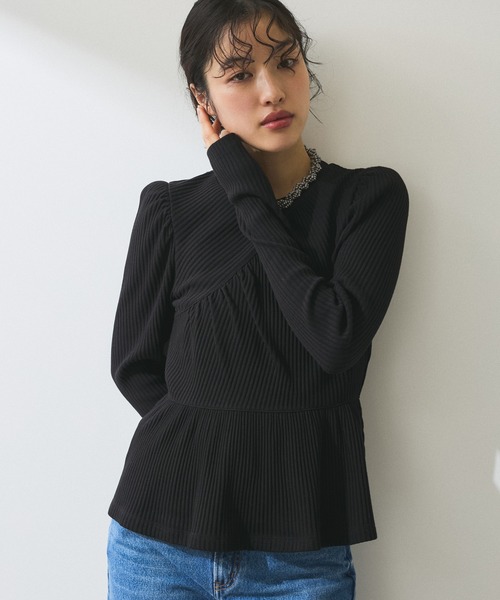 ADAM ET ROPE' tシャツ 「再入荷・WEB限定・洗える」フリル