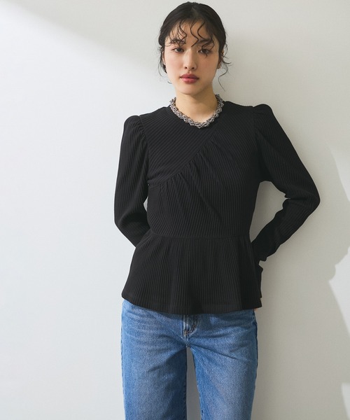 ADAM ET ROPE' tシャツ 「再入荷・WEB限定・洗える」フリル