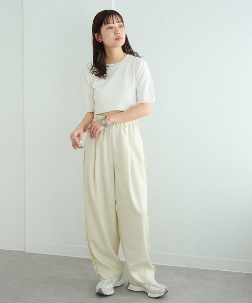 セール】【umm.】サイドフリルワイドパンツ（その他パンツ
