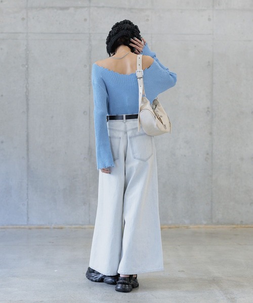 PAGEBOY（ページボーイ）の「【前後着用可能】ダメージリブ2WAYプル