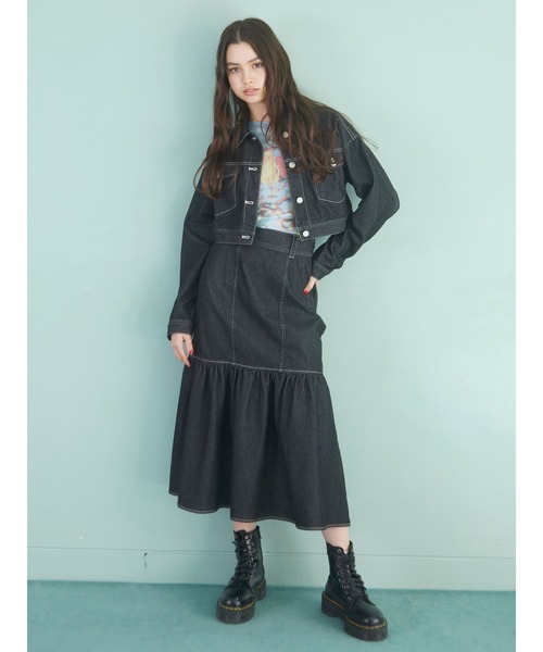 jouetie tシャツ フォトプリントシアートップス「セットアップ