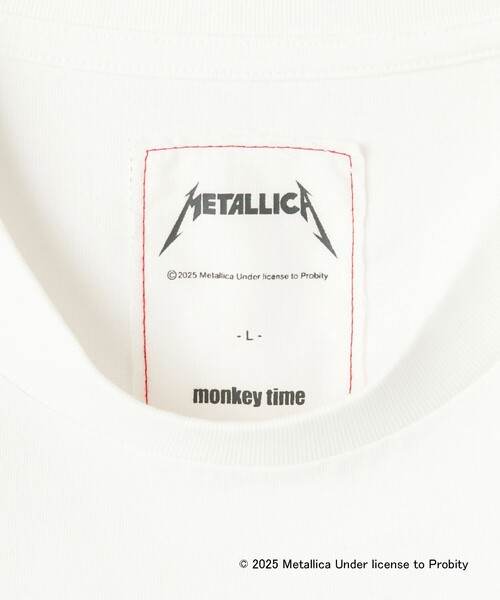 METALLICA（メタリカ）の「＜METALLICA × monkey time＞ プリント Tシャツ（Tシャツ/カットソー・メンズ・ホワイト/コバルトブルー/ブラック・L/M/S/XL）」の12枚目の写真