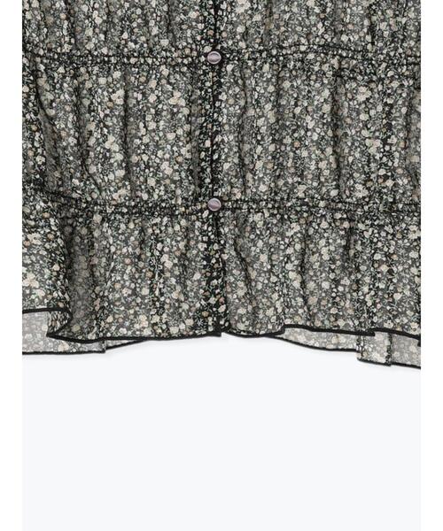 ehka sopo(エヘカソポ)の「小花柄リボンシャーリングブラウス(シャツ/ブラウス・レディース・ミント/イエロー/ブラック・F)」の20枚目の写真