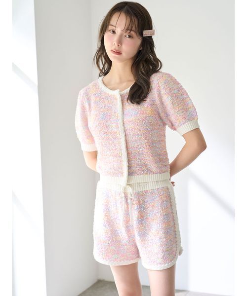 SNIDEL HOME（スナイデルホーム）の「ビジューヘアピン（ヘアピン・レディース・アイボリー/ピンク/オレンジ・FREE）」の9枚目の写真