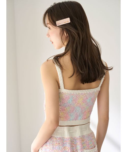 SNIDEL HOME（スナイデルホーム）の「ビジューヘアピン（ヘアピン・レディース・アイボリー/ピンク/オレンジ・FREE）」の16枚目の写真