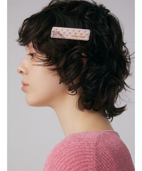 SNIDEL HOME（スナイデルホーム）の「ビジューヘアピン（ヘアピン・レディース・アイボリー/ピンク/オレンジ・FREE）」の15枚目の写真