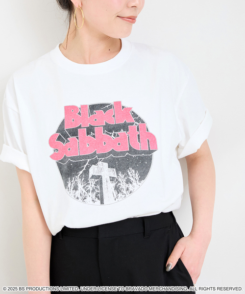 GOOD ROCK SPEED(グッドロックスピード)の「GOOD ROCK SPEED/グッドロックスピード ロックTEE(Tシャツ/カットソー・レディース・ライトグレー/ホワイト/ホワイト系その他/ブラックミックス/スミクロ/ダークブルー/ブラック系その他/ブラック×ブラック/ホワイト×ホワイト・FREE)」の3枚目の写真