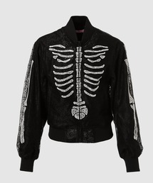 anrealage homme（アンリアレイジオム）の「PATCHWORK BONE LACE BOMBER BLOUSON（ブルゾン）」