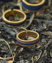 ミマ（ミマ）の「【MiMAAi】阿波藍本藍染めホースレザーリング6mm幅（リング）」