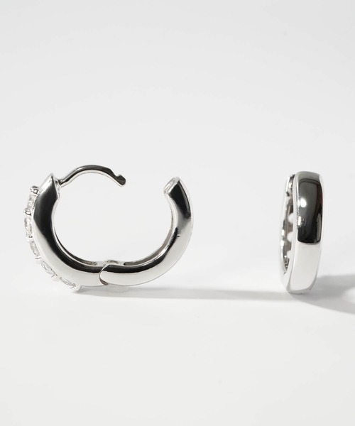 Ops.（オプス）の「ピアス 金属アレルギー対応 シルバー925 ゴールド ホワイトトパーズ 【elveria エルベリア】（ピアス（両耳用）・レディース・シルバー・ONE SIZE）」の12枚目の写真