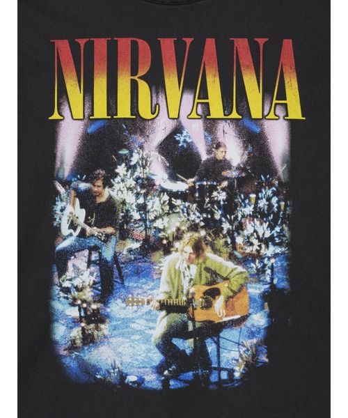 セール】◇ヘビーウェイト クロップド ニルヴァーナ Nirvana UNPLUGGED