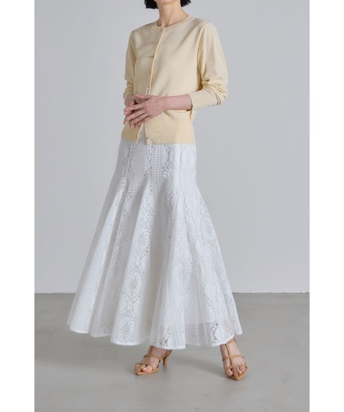 &. NOSTALGIA(アンドドットノスタルジア)の「ウェストグログランレースフレアスカート(スカート・レディース・ブラック/ホワイト・M)」の11枚目の写真