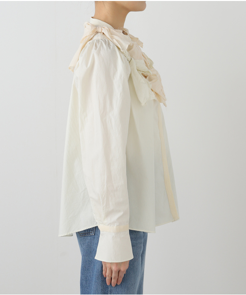 IENA LA BOUCLE イエナラブークル　ブラウス セール】IENA LA BOUCLE リボンブラウス（シャツ/ブラウス