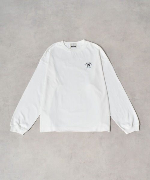Sunny Smith(サニースミス)の「【SUNNY SMITH】Smith Signature ワンポイント刺繍ロングスリーブTシャツ(CP)(Tシャツ/カットソー・メンズ・スモーク/ホワイト・L/M)」の18枚目の写真