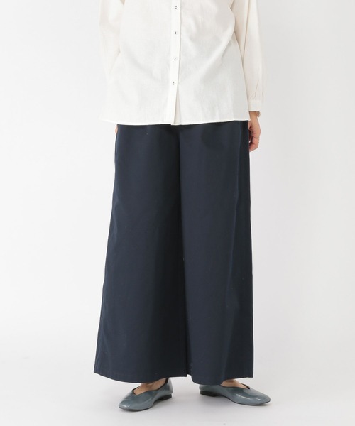 studio CLIP（スタディオクリップ）の「《days》ワイドチノパンツ[プチ・プラスサイズあり]（チノパンツ・レディース・ネイビー/ベージュ/カーキ・MEDIUM/LARGE/PF/ﾌﾘｰ(L)）」の21枚目の写真