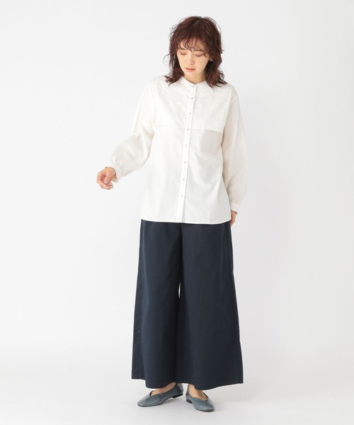 studio CLIP（スタディオクリップ）の「《days》ワイドチノパンツ[プチ・プラスサイズあり]（チノパンツ・レディース・ネイビー/ベージュ/カーキ・MEDIUM/LARGE/PF/ﾌﾘｰ(L)）」の19枚目の写真