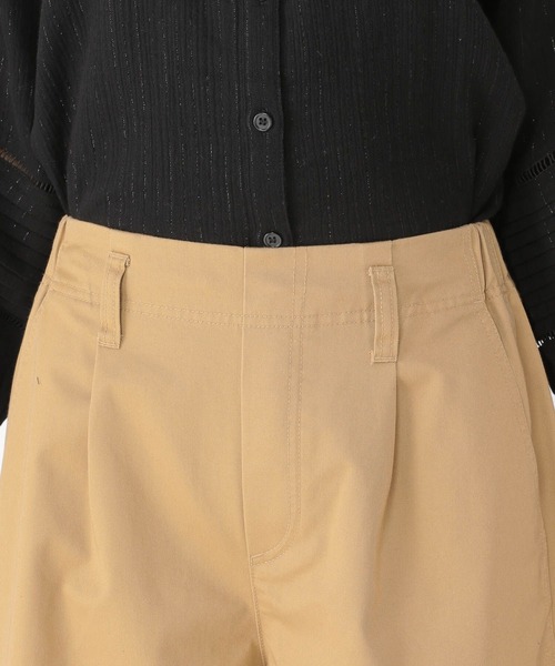 studio CLIP（スタディオクリップ）の「《days》ワイドチノパンツ[プチ・プラスサイズあり]（チノパンツ・レディース・ネイビー/ベージュ/カーキ・MEDIUM/LARGE/PF/ﾌﾘｰ(L)）」の11枚目の写真