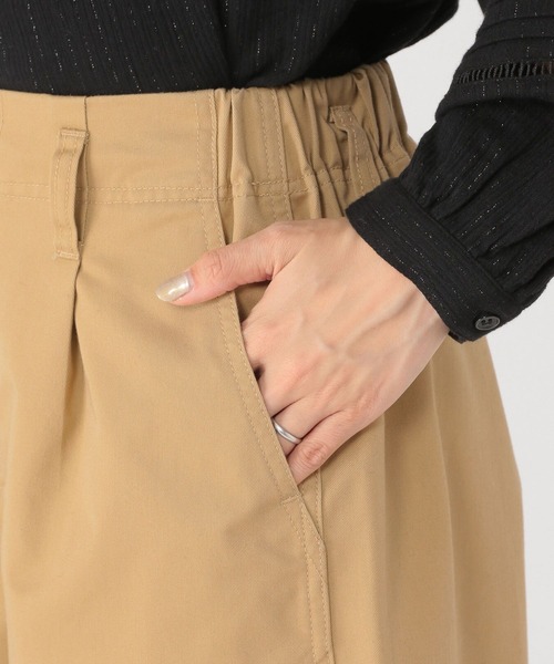 studio CLIP（スタディオクリップ）の「《days》ワイドチノパンツ[プチ・プラスサイズあり]（チノパンツ・レディース・ネイビー/ベージュ/カーキ・MEDIUM/LARGE/PF/ﾌﾘｰ(L)）」の10枚目の写真